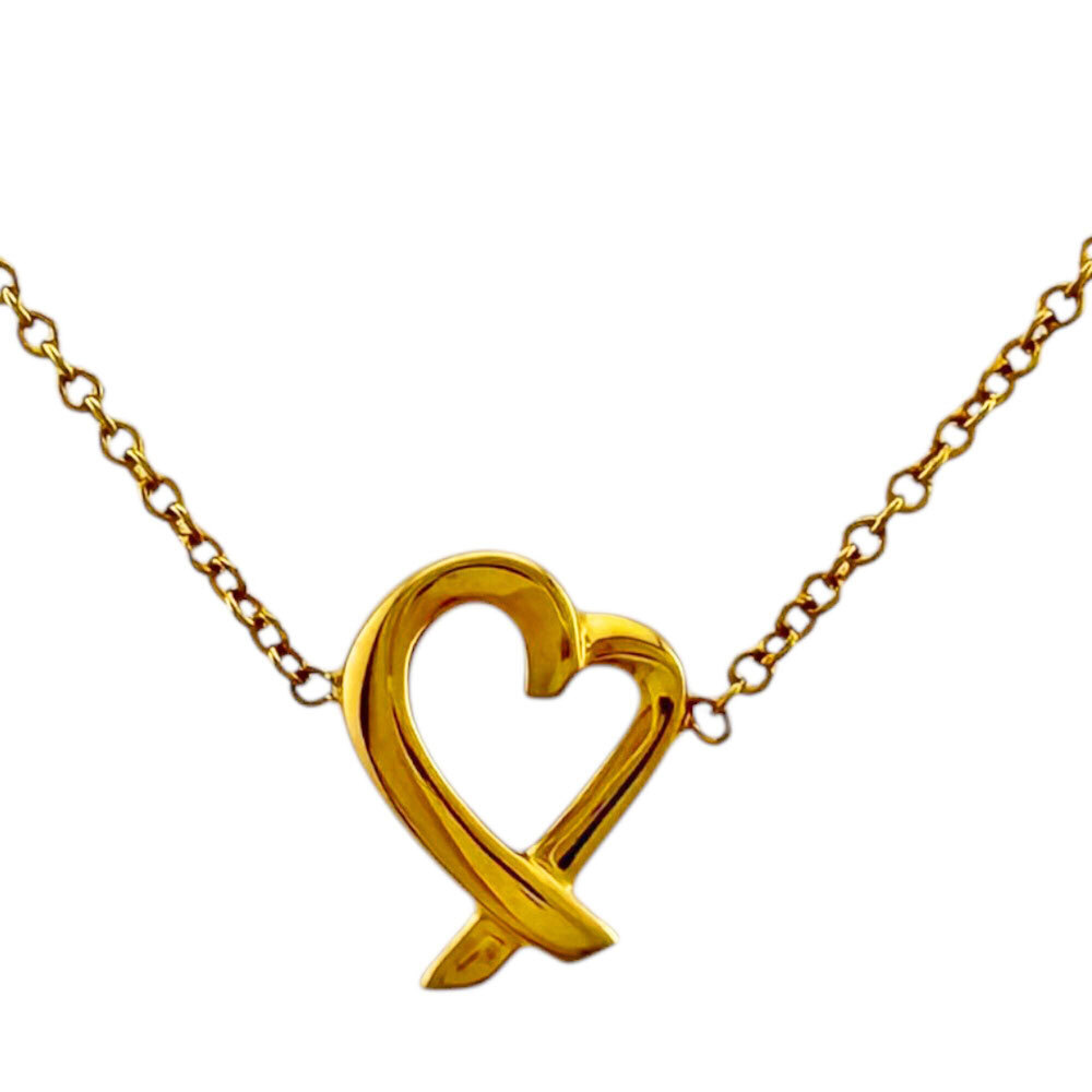TIFFANY & CO. 18k Gold Heart Necklace